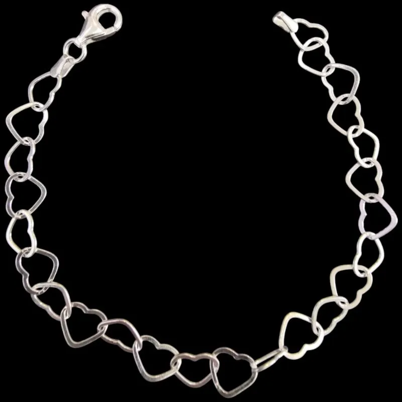 PULSEIRA CORAÇÕES GROSSA - 2,8 GR  - 6 MM (*Consulte Nossos Preços Pelo WhatsApp)