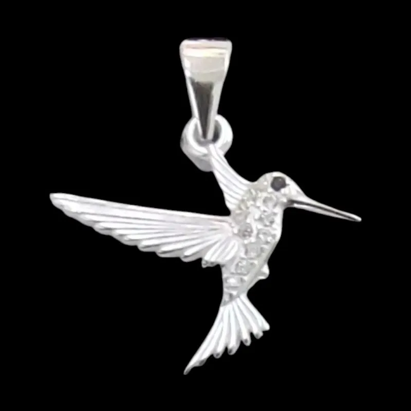 PINGENTE BEIJA FLOR CRAVEJADO