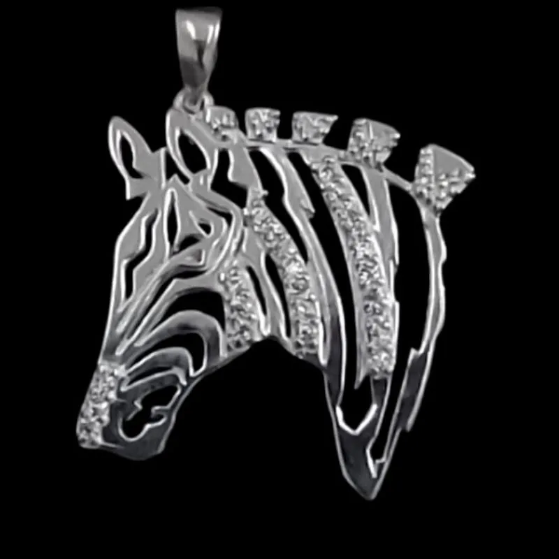 PINGENTE CABEÇA CAVALO CRAVEJADA