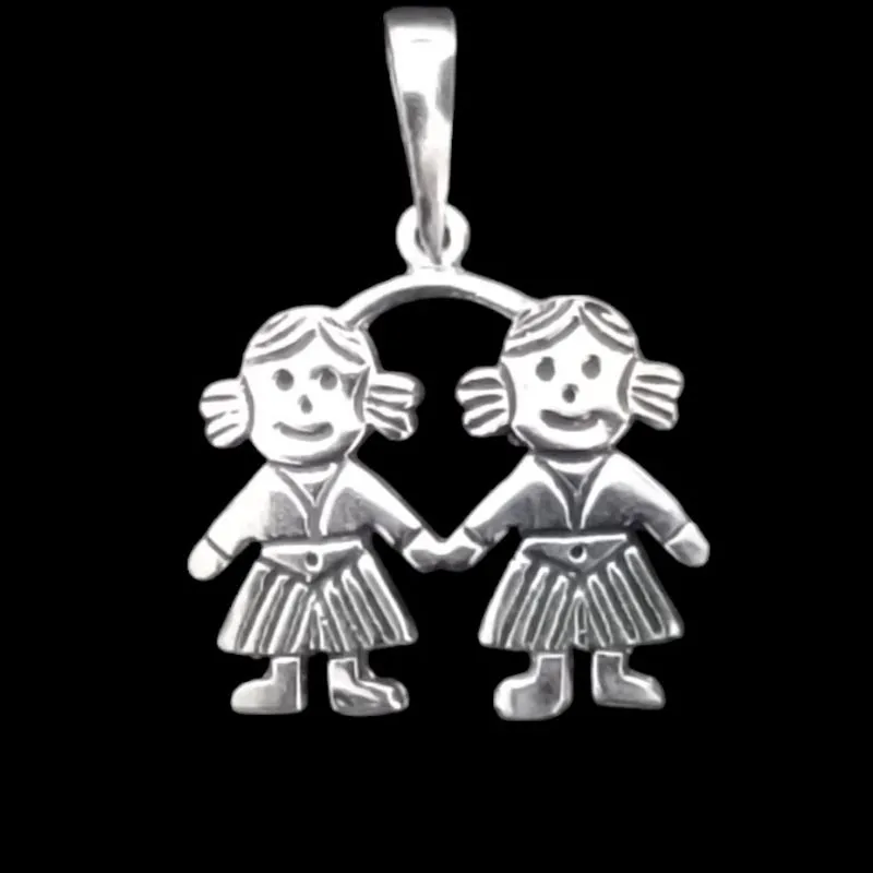 PINGENTE CASAL MENINA/MENINO