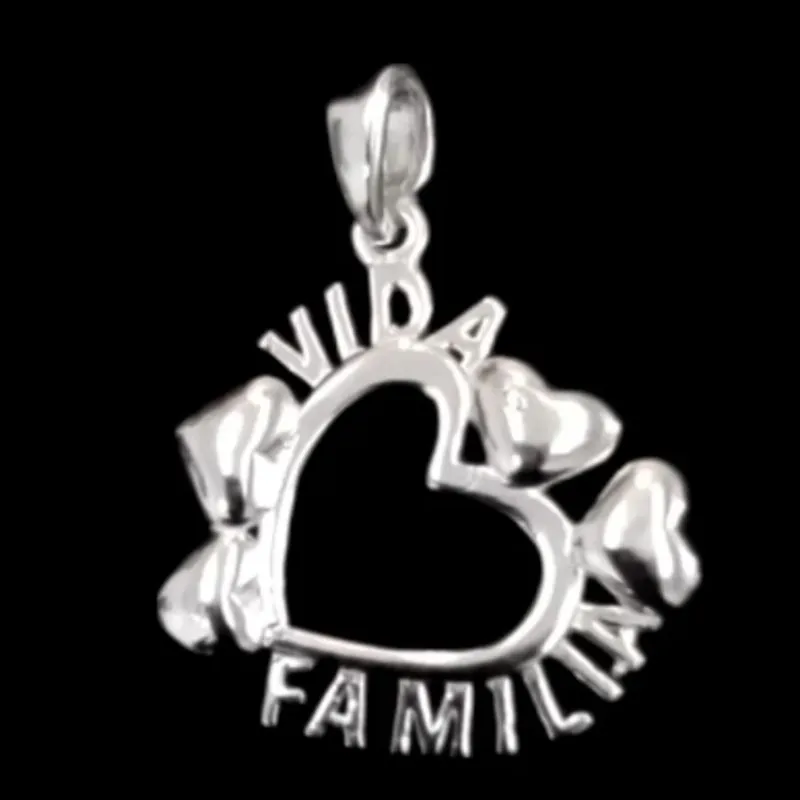 PINGENTE CORAÇÃO VIDA/FAMILIA