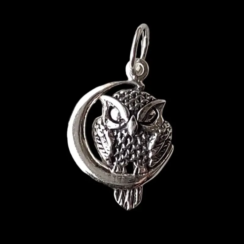 PINGENTE CORUJA ENVELHECIDA