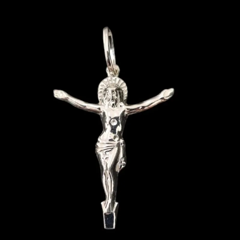 PINGENTE CRISTO ABERTO TAM. MEDIO