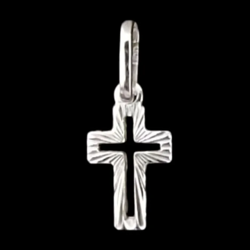 PINGENTE CRUZ MINI DESENHADA