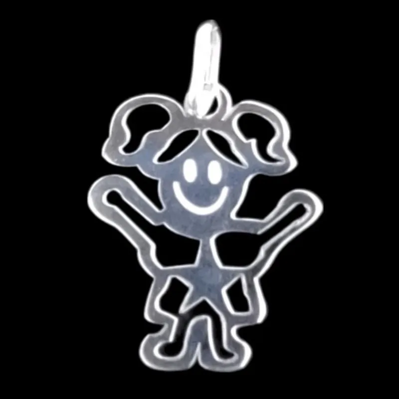 PINGENTE LASER MENINO VAZADO TAM. MÉDIO