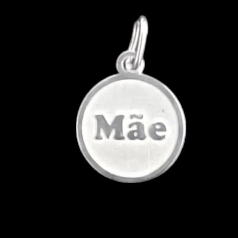 PINGENTE LASER REDONDO MAE