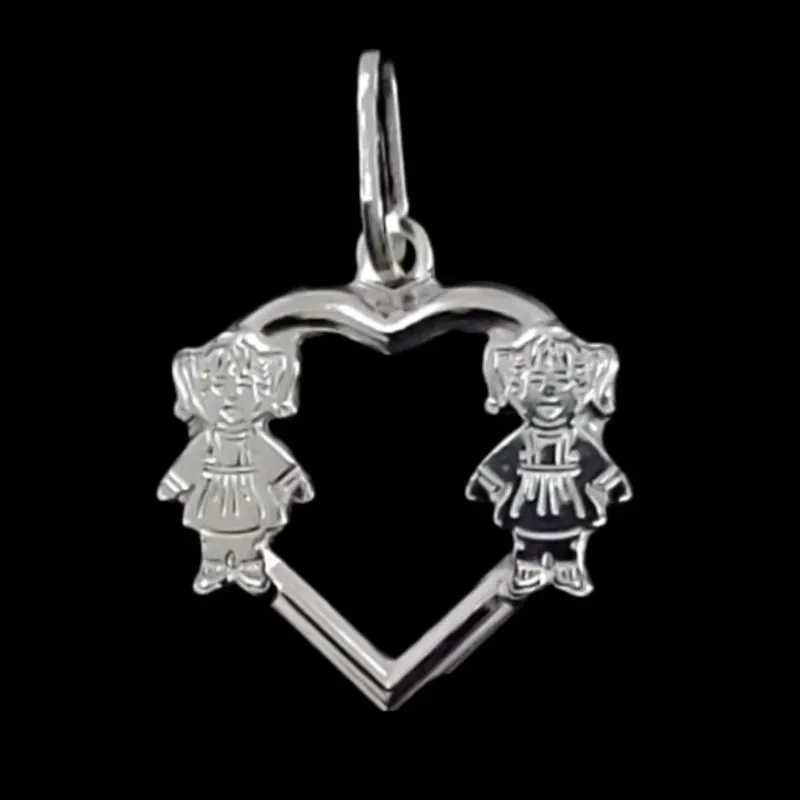 PINGENTE MENINA CORAÇÃO