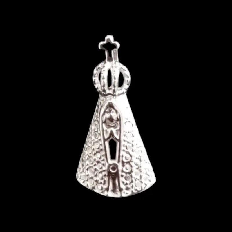 PINGENTE NOSSA SRA. APARECIDA TRABALHADA SEM PEDRA