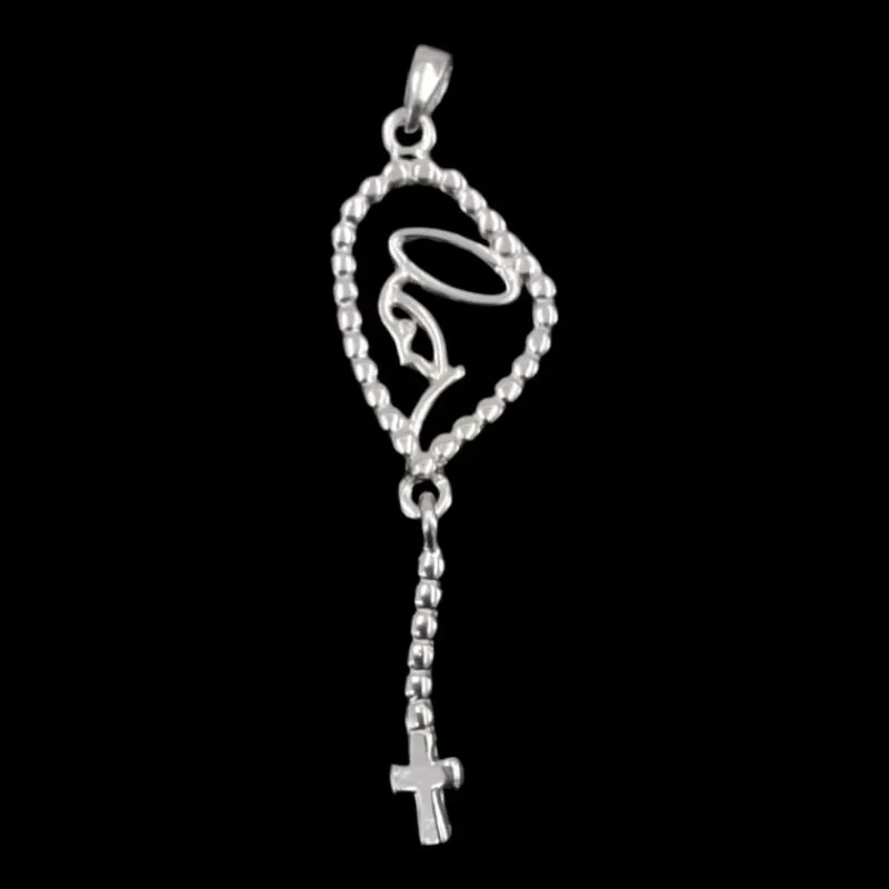PINGENTE NOSSA SRA. DO SILÊNCIO TERÇO