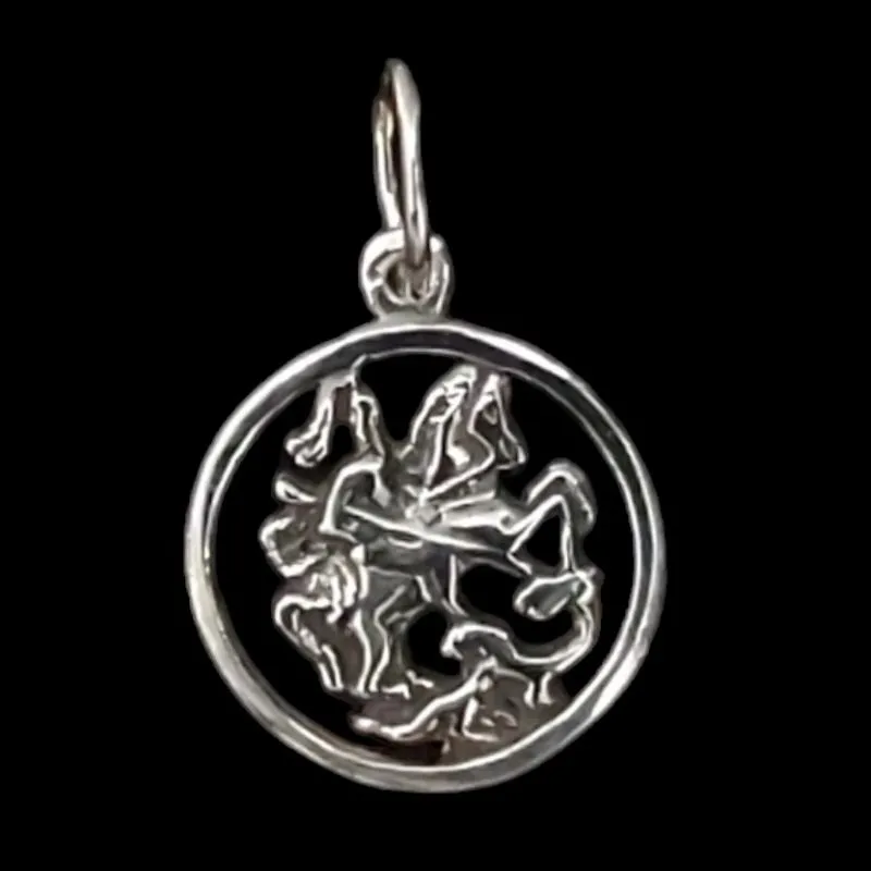 PINGENTE SAO JORGE ENVELHECIDO