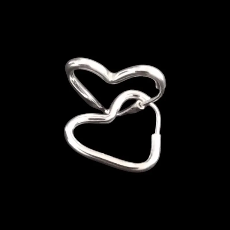 ARGOLA CORAÇÃO FIO REDONDO Nº 1