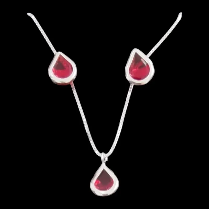 CONJUNTO GOTA 6X6  CRAVAÇÃO INGLESA TRADICIONAL VERMELHO