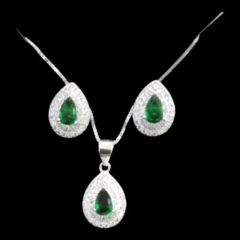 CONJUNTO GOTA CRAVEJADO MOLDURA DUPLA PEDRA 4X6 (CORES)