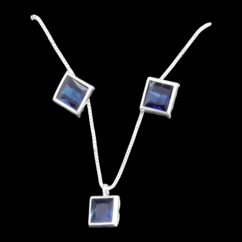 CONJUNTO QUADRADO 6X6  CRAVAÇÃO INGLESA TRADICIONAL AZUL ESCURO