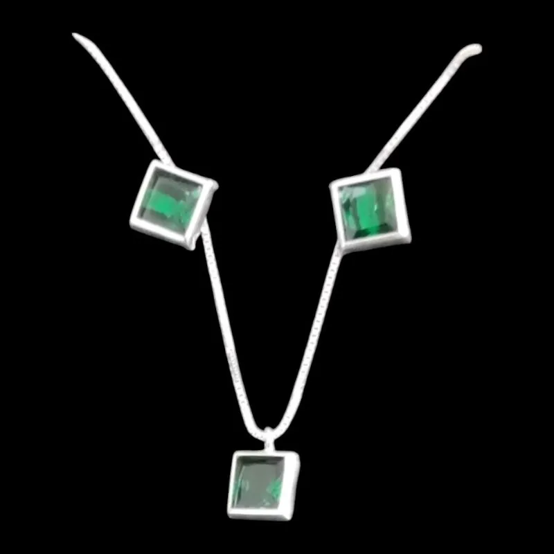 CONJUNTO QUADRADO 6X6  CRAVAÇÃO INGLESA TRADICIONAL VERDE ESCURO