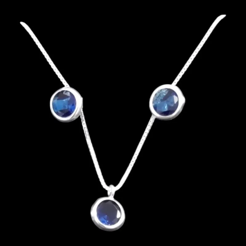 CONJUNTO REDONDO 6X6  CRAVAÇÃO INGLESA TRADICIONAL AZUL ESCURO