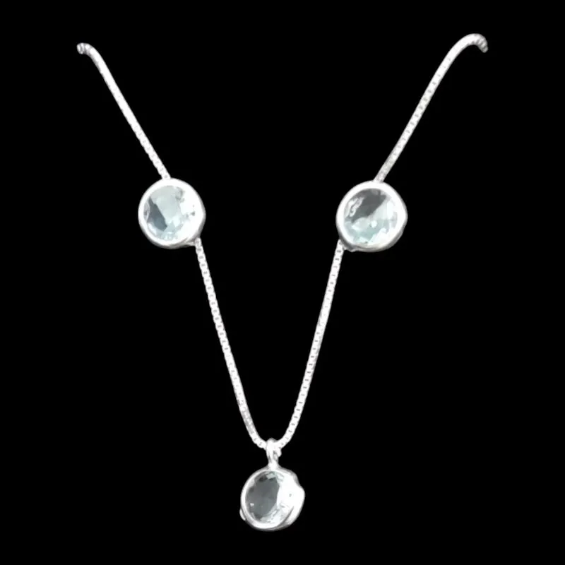 CONJUNTO REDONDO 6X6  CRAVAÇÃO INGLESA TRADICIONAL AZUL PISCINA