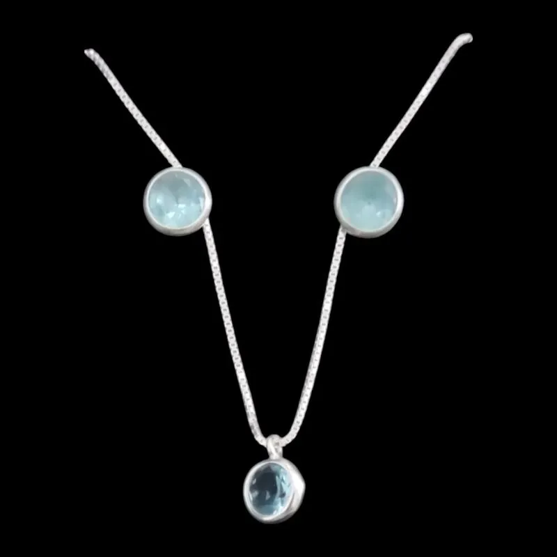 CONJUNTO REDONDO 6X6  CRAVAÇÃO INGLESA TRADICIONAL AZUL QUEIMADO