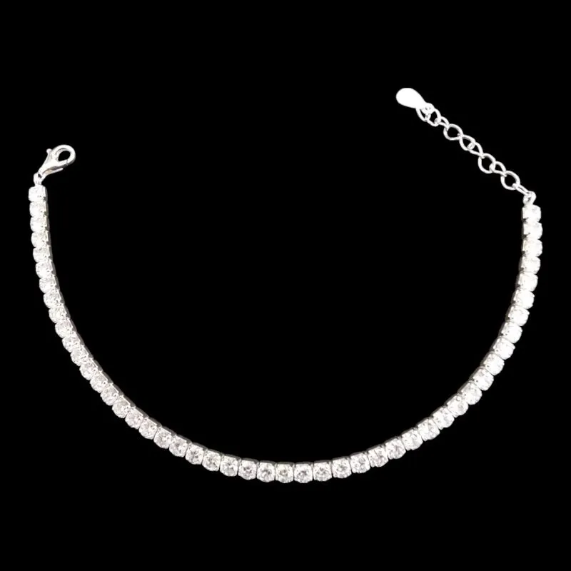 PULSEIRA RIVIERA GROSSA 3 MM BRANCA