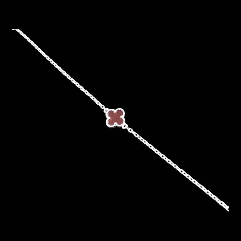 PULSEIRA TREVO VAN CLEEF VERMELHA