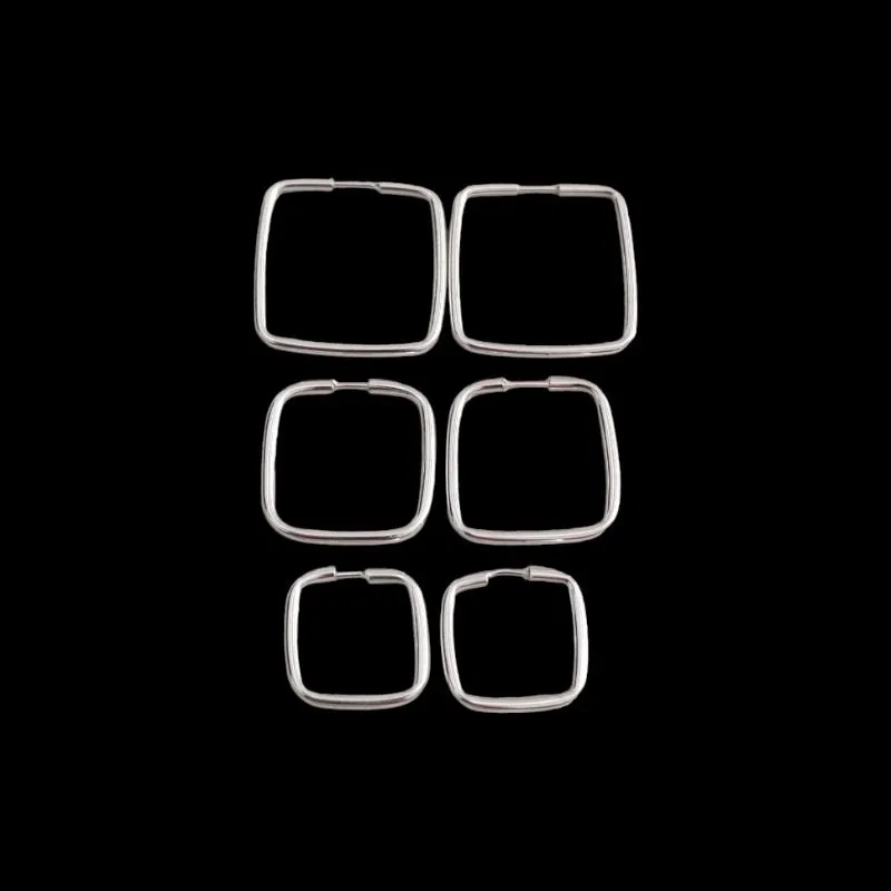 TRIO ARGOLAS QUADRADA FIO REDONDO P/M/G