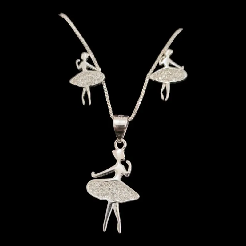 CONJUNTO BAILARINA MICROZIRCONIA