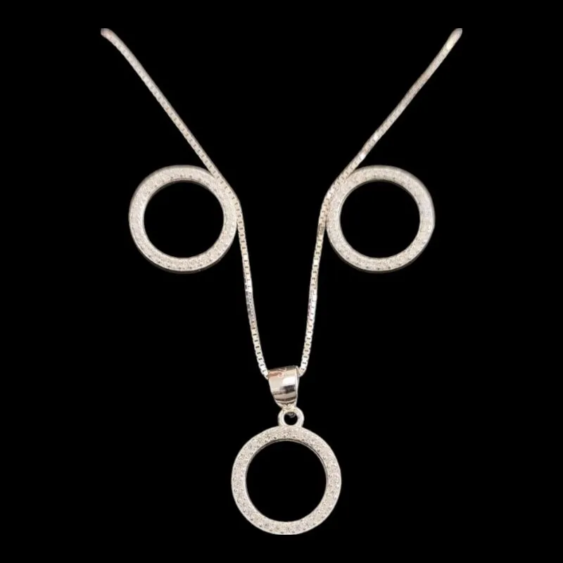 CONJUNTO CIRCULO CRAVEJADO