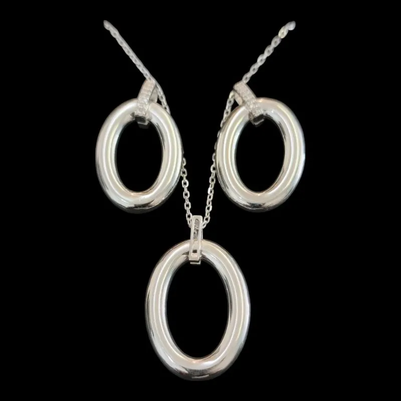 CONJUNTO  OVAL ELETROFOMAÇÃO CRAVEJADO