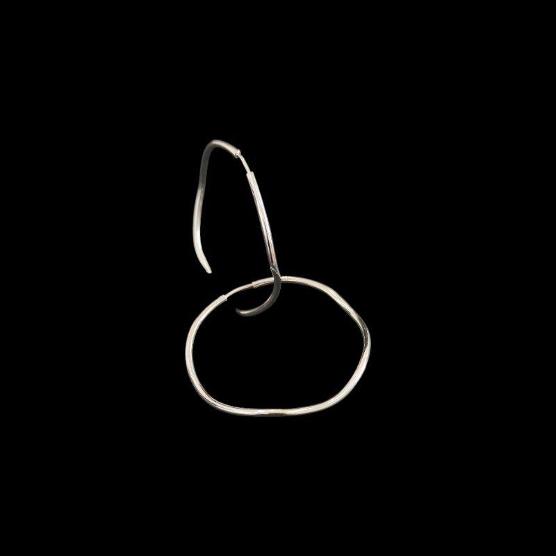 ARGOLA ONDULADA FIO REDONDO N.3