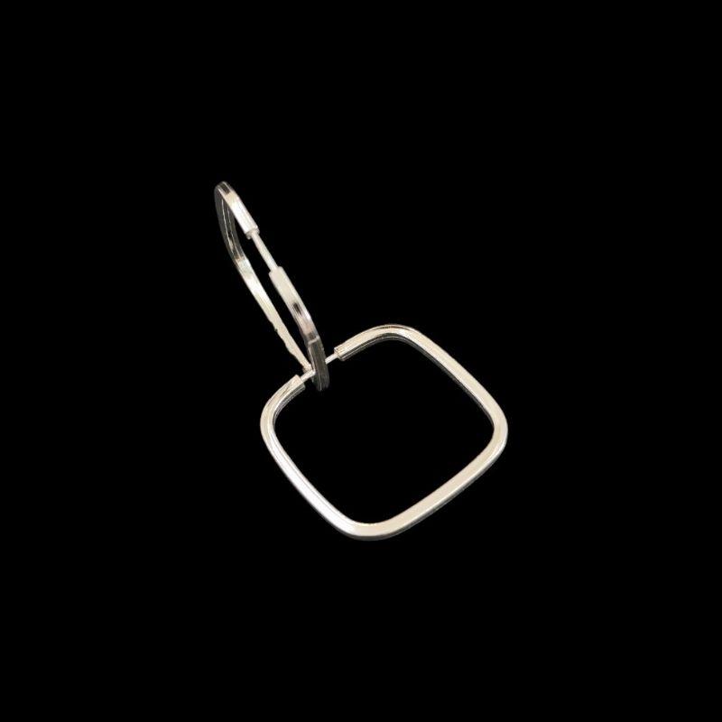 ARGOLA QUADRADA FIO QUADRADO 2X2 MM