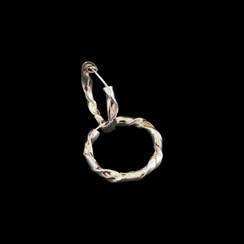 ARGOLA REDONDA FIO TORCIDO N.1